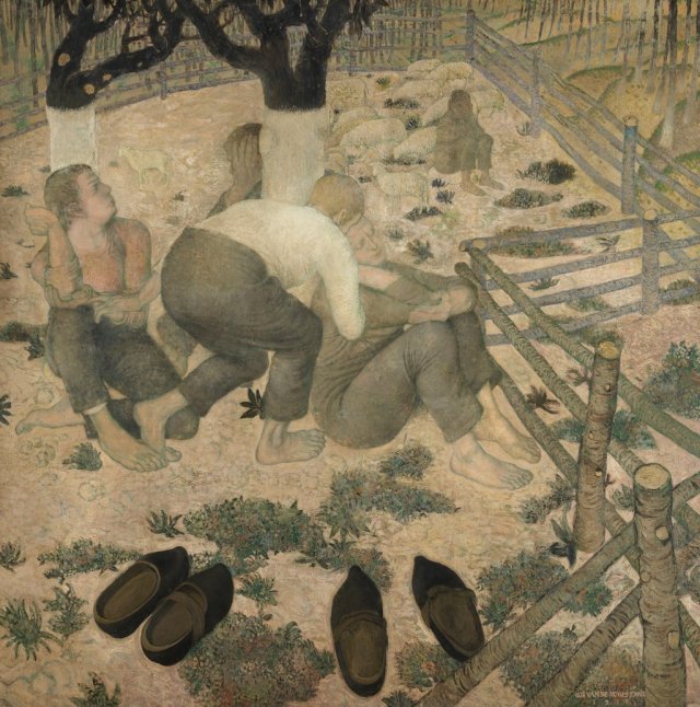 Gustave Van De Woestyne, The Sleepers, 1918. Photo: Hugo Maertens, Collection KMSKA - Flemish Community (CC0)