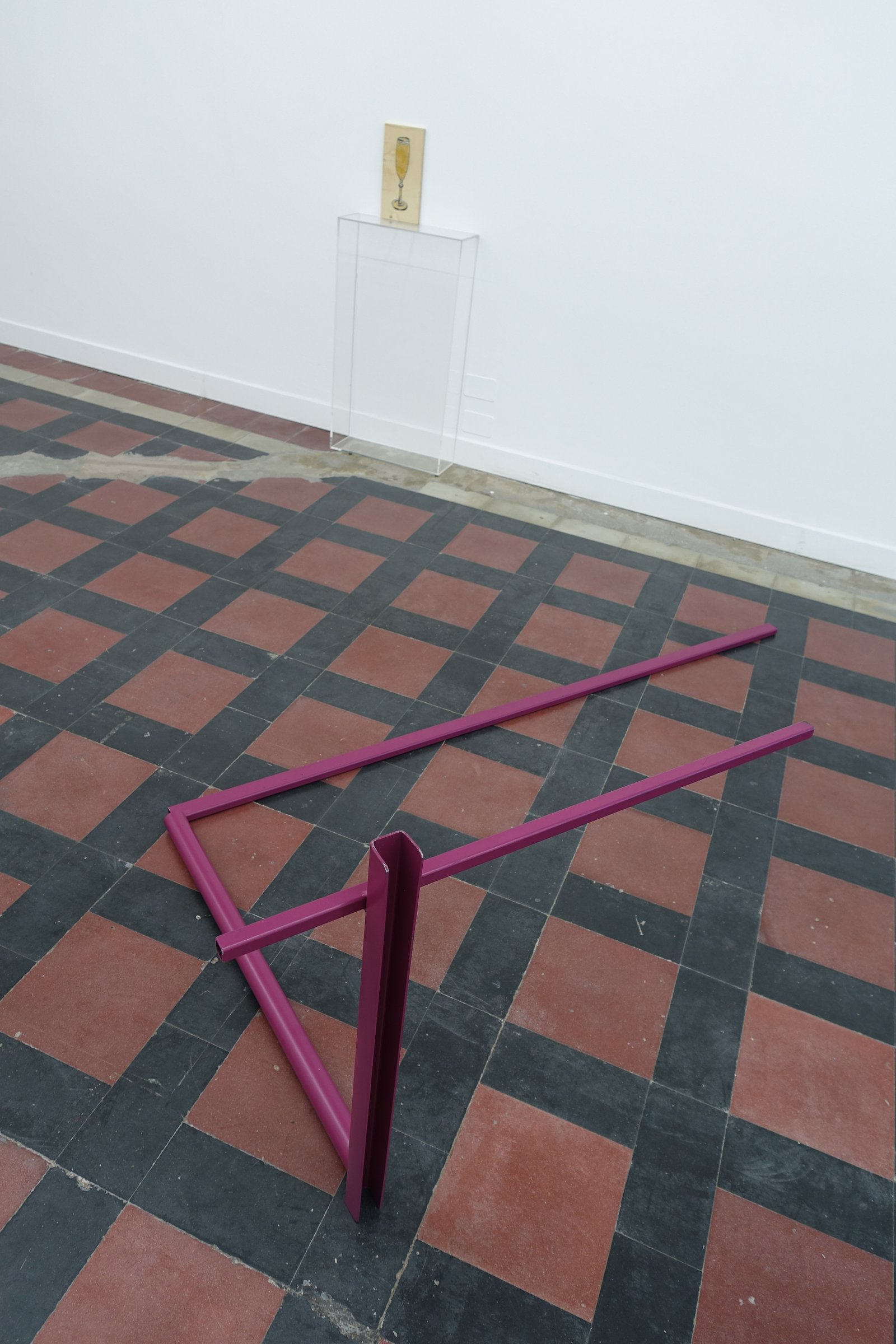 Francesco João, Untitled (Anthony Caro sofa), 2023, 180 x 88 x 70 cm, Metal and enamel