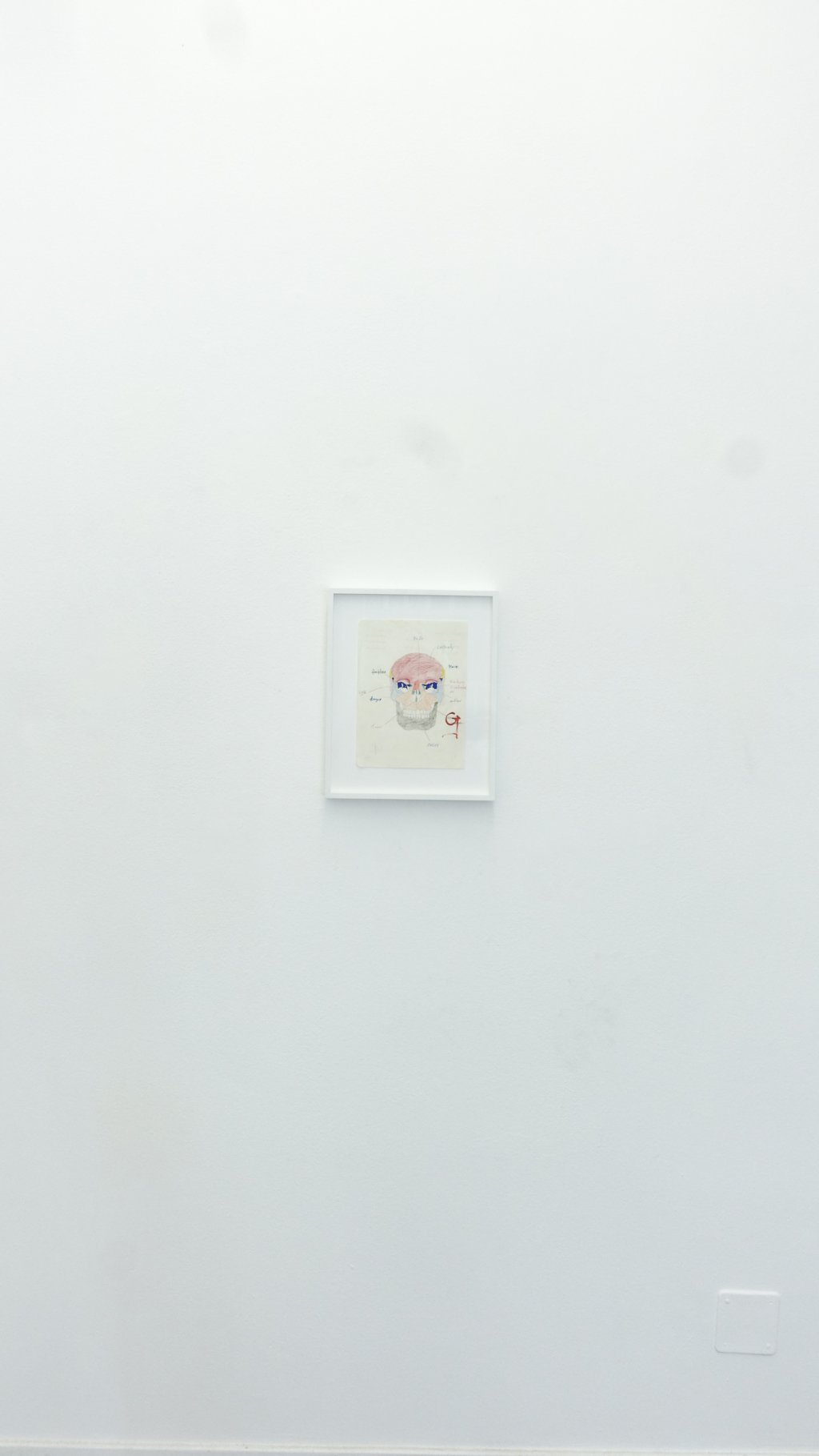 Marvin Luvualu Antonio, Untitled, 2024, Forbidden Relics, Ink, acrylic, pencil on paper, 25.4 x 19.1 cm, framed. 