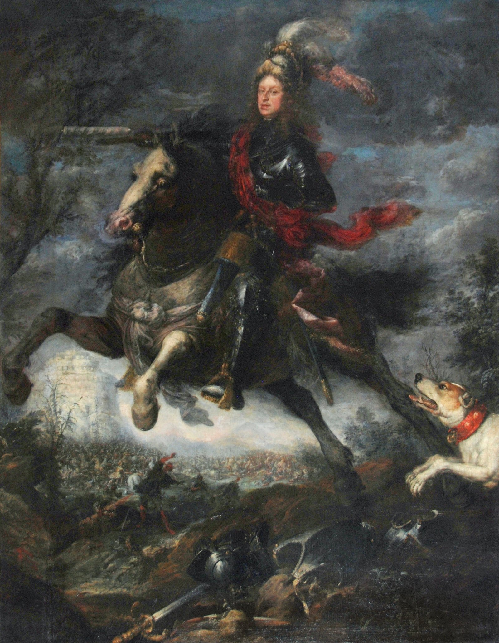 Cecco Bravo, Archduke Ferdinand Charles of Tyrol on horseback Innsbruck, Ambras Castle.